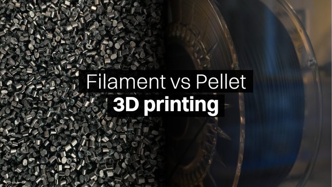 Pellet 3D printing and its benefits compared to 3D filament extruders