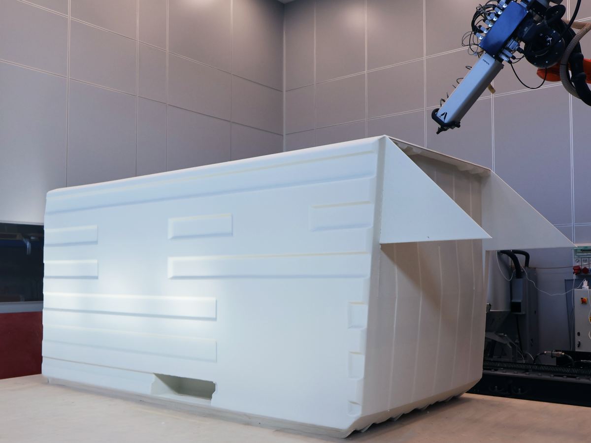 Caracol - The first 3D-printed RV made from recycled polymer