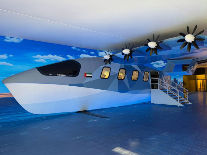 Proto21 leveraged Heron AM to 3D print a full-scale Seaglider mockup for REGENT Craft in UAE
