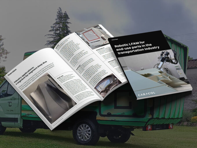 Robotic LFAM for end-use parts in the transportation industry